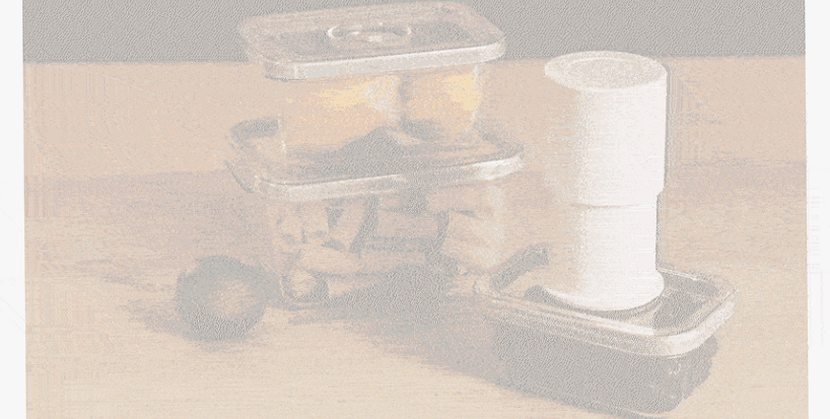 [N배송] 휴락 진공 밀폐용기 뉴트럴그레이 사각 4종 전자레인지 식세기사용 반찬통 도시락통