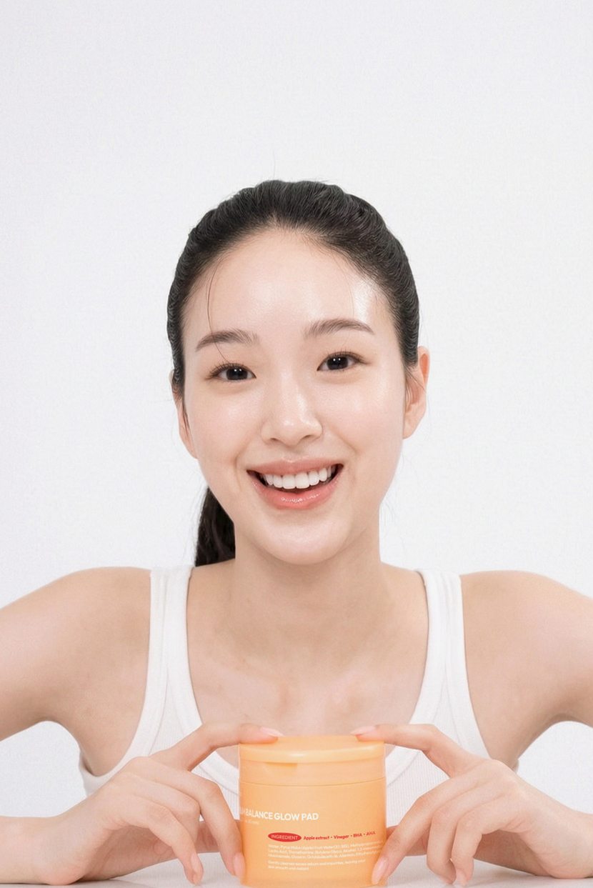 [요철제로 필링패드] 글로우 토너 패드 지우개 좁쌀 피지 모공 각질 아하 바하 60매, 3개